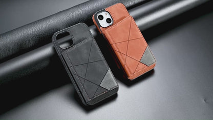 For iPhone 16e 15 Pro Max Wallet Case with Card Holder, Slim Leather Shockproof Protective Cover - Xtctk Series